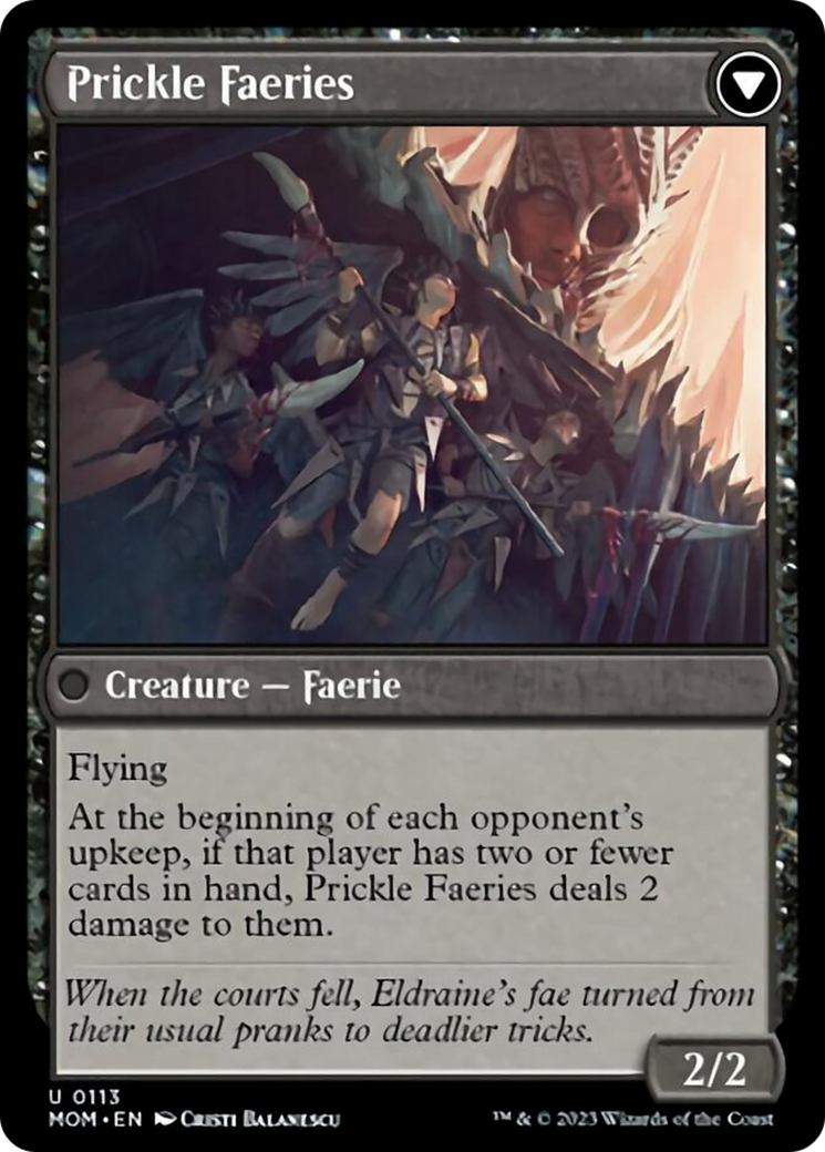 Invasion of Eldraine // Prickle Faeries [March of the Machine] | North of Exile Games