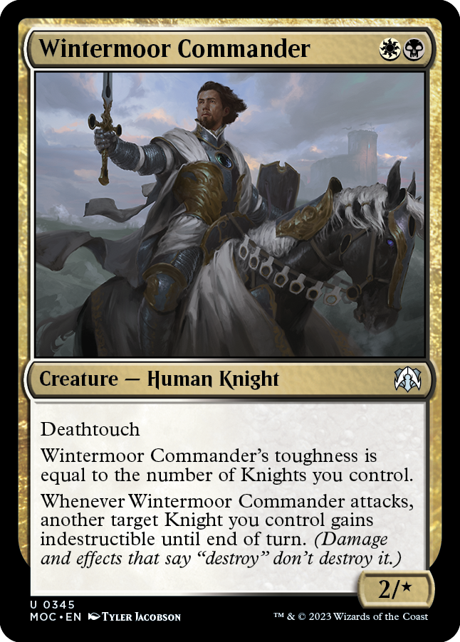 Wintermoor Commander [March of the Machine Commander] | North of Exile Games