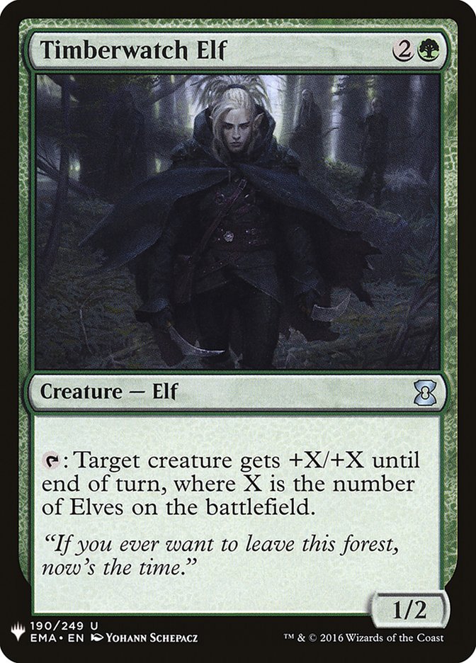 Timberwatch Elf [Mystery Booster] | North of Exile Games