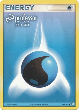 Water Energy (106/109) (2004 2005) [Professor Program Promos] | North of Exile Games