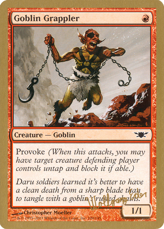 Goblin Grappler (Wolfgang Eder) [World Championship Decks 2003] | North of Exile Games