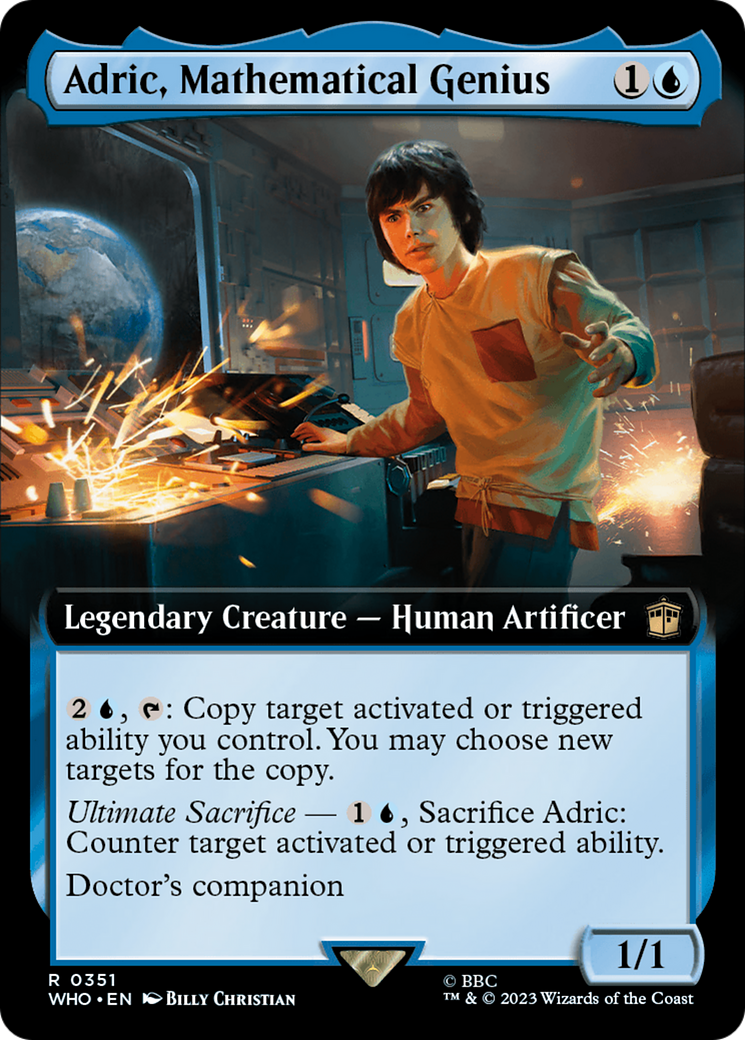 Adric, Mathematical Genius (Extended Art) [Doctor Who] | North of Exile Games