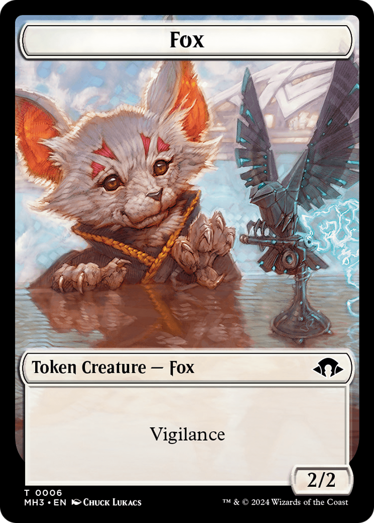 Phyrexian Germ // Fox Double-Sided Token [Modern Horizons 3 Tokens] | North of Exile Games