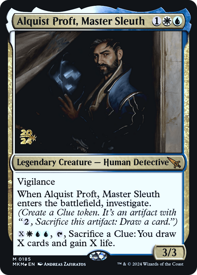 Alquist Proft, Master Sleuth [Murders at Karlov Manor Prerelease Promos] | North of Exile Games