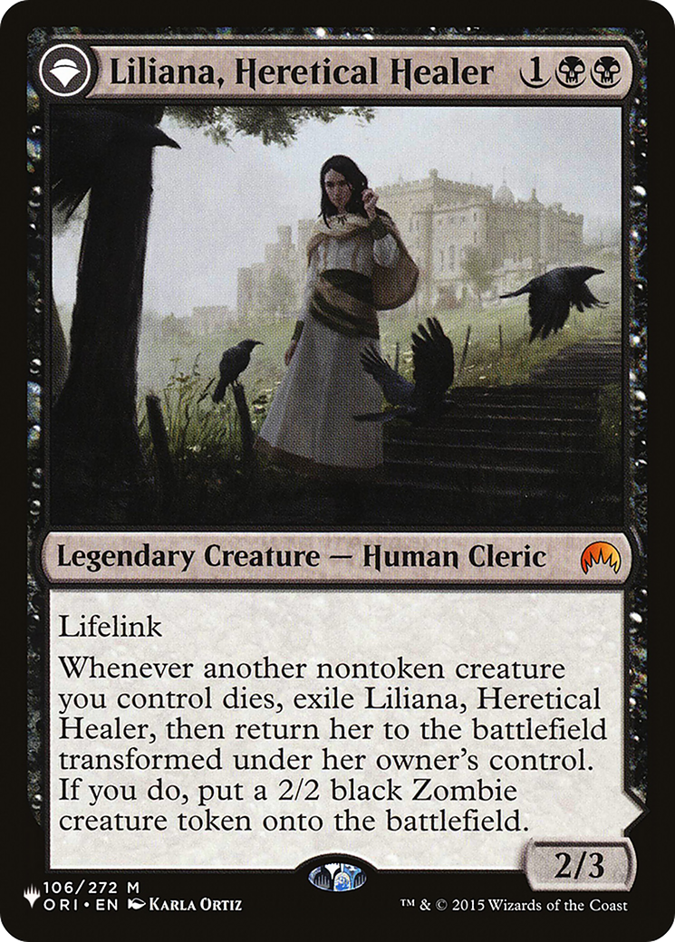 Liliana, Heretical Healer // Liliana, Defiant Necromancer [Secret Lair: From Cute to Brute] | North of Exile Games