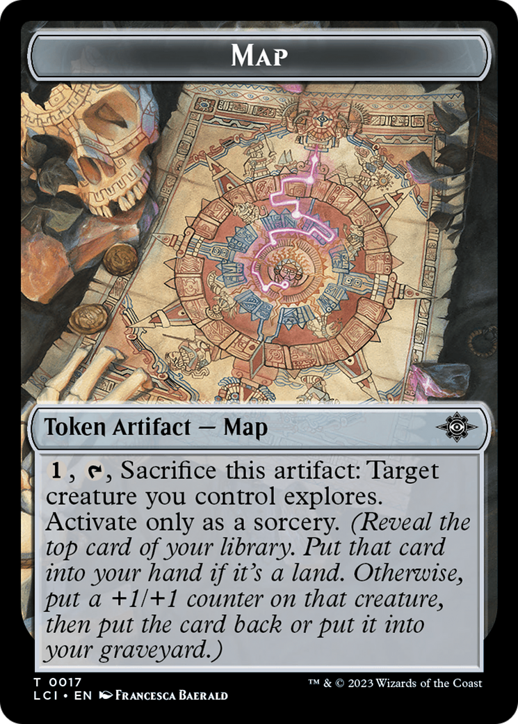 Map // Gnome Soldier Double-Sided Token [The Lost Caverns of Ixalan Tokens] | North of Exile Games