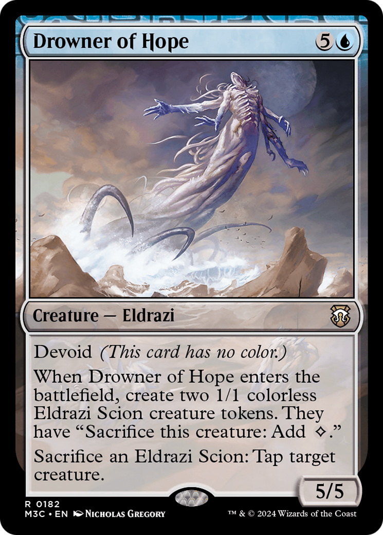Drowner of Hope (Ripple Foil) [Modern Horizons 3 Commander] | North of Exile Games