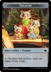 Squirrel // Treasure Double-Sided Token [Bloomburrow Tokens] | North of Exile Games