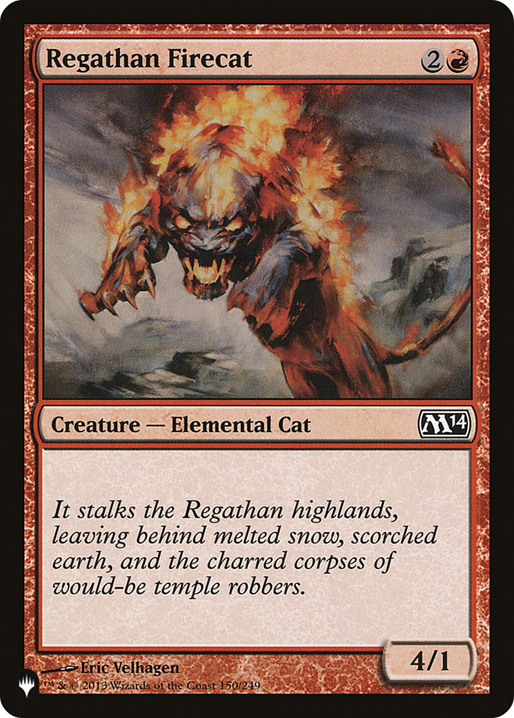 Regathan Firecat [The List] | North of Exile Games