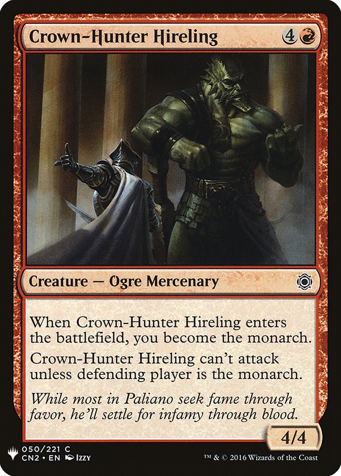 Crown-Hunter Hireling [Mystery Booster] | North of Exile Games