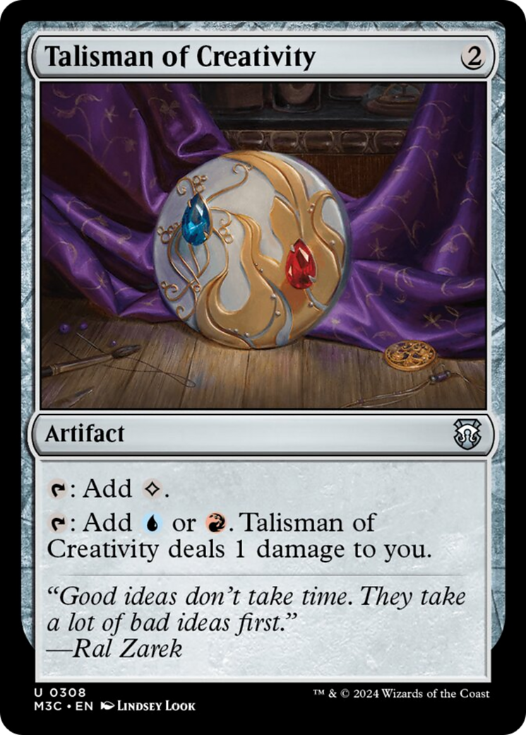 Talisman of Creativity [Modern Horizons 3 Commander] | North of Exile Games