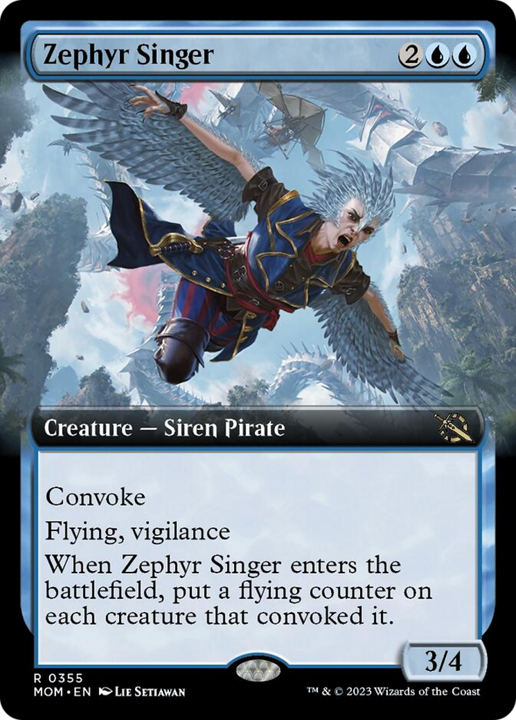 Zephyr Singer (Extended Art) [March of the Machine] | North of Exile Games