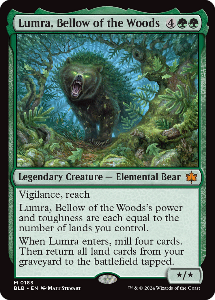 Lumra, Bellow of the Woods [Bloomburrow] | North of Exile Games