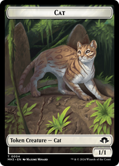 Eldrazi Spawn // Cat Double-Sided Token [Modern Horizons 3 Tokens] | North of Exile Games