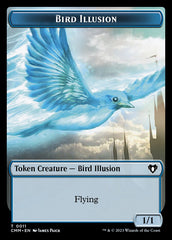 Thopter // Bird Illusion Double-Sided Token [Commander Masters Tokens] | North of Exile Games