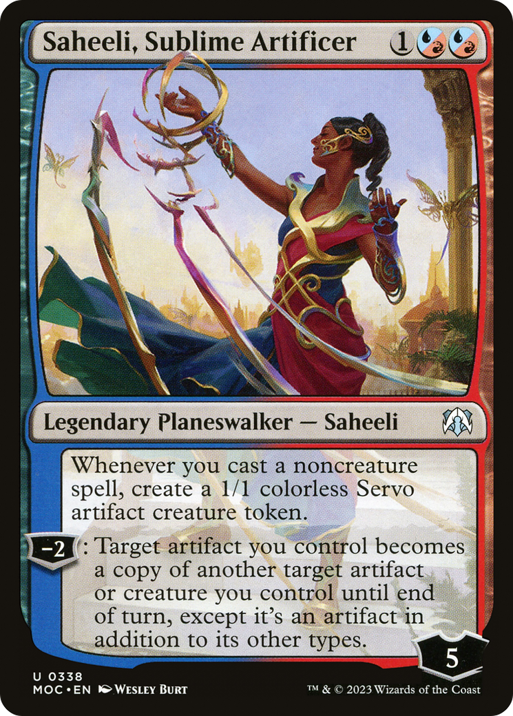 Saheeli, Sublime Artificer [March of the Machine Commander] | North of Exile Games
