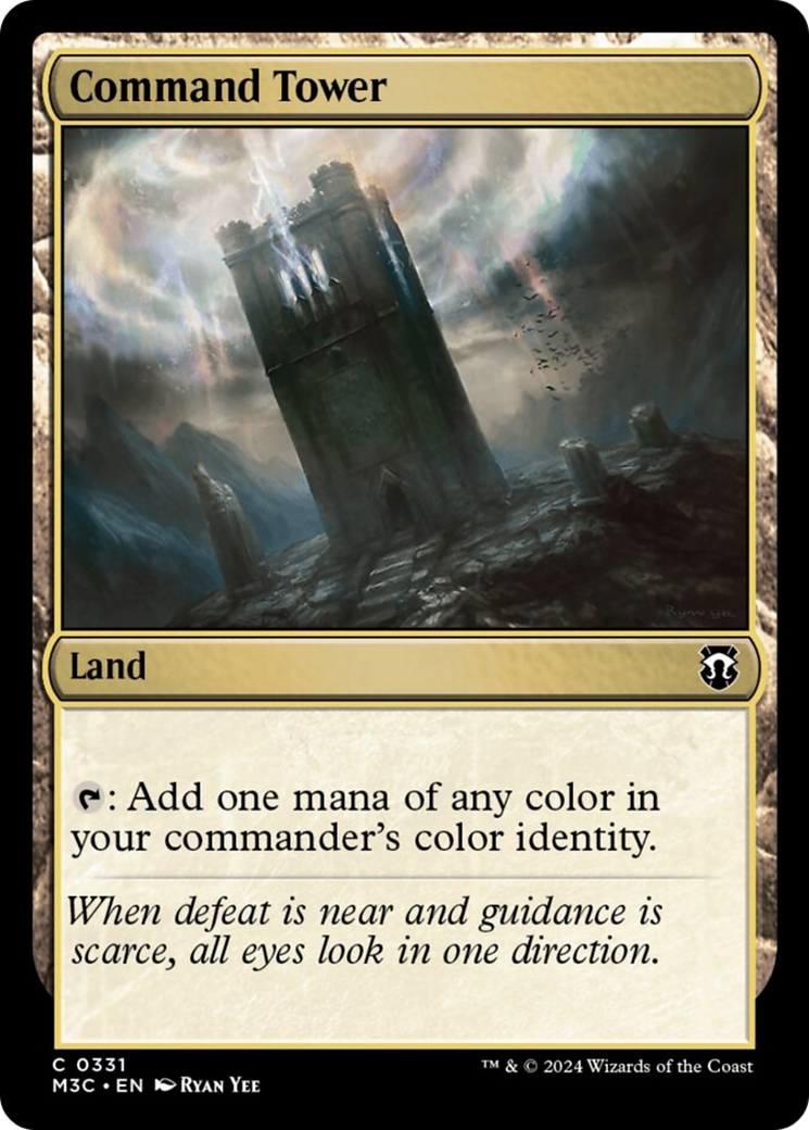 Command Tower (Ripple Foil) [Modern Horizons 3 Commander] | North of Exile Games