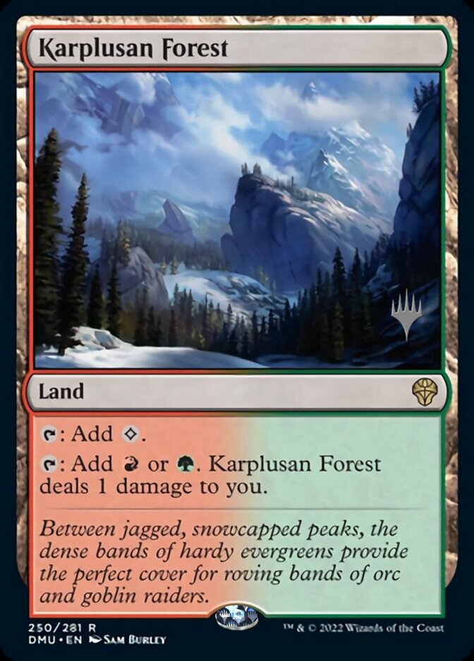 Karplusan Forest (Promo Pack) [Dominaria United Promos] | North of Exile Games