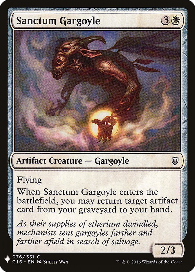 Sanctum Gargoyle [Mystery Booster] | North of Exile Games