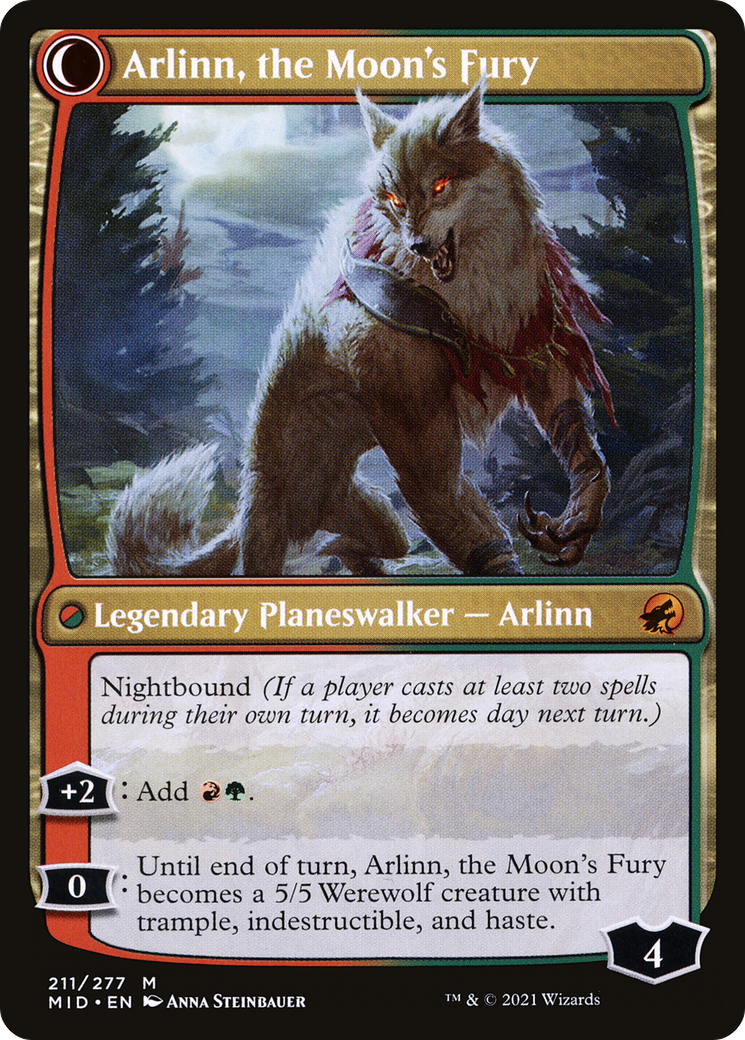 Arlinn, the Pack's Hope // Arlinn, the Moon's Fury [Secret Lair: From Cute to Brute] | North of Exile Games