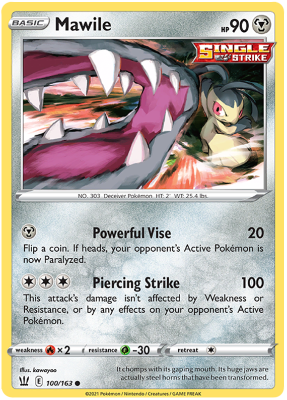 Mawile (100/163) [Sword & Shield: Battle Styles] | North of Exile Games