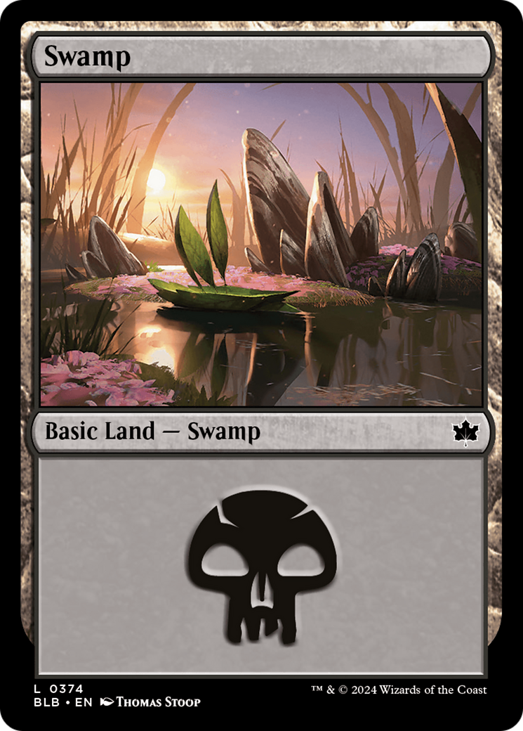 Swamp (0374) [Bloomburrow] | North of Exile Games