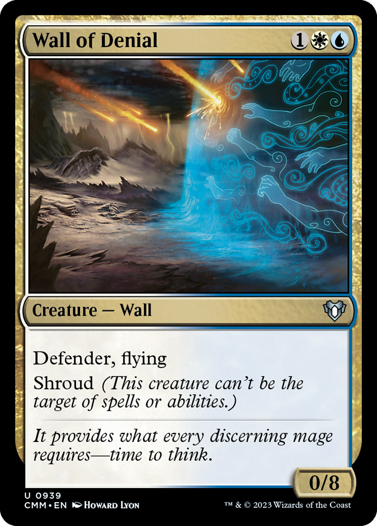 Wall of Denial [Commander Masters] | North of Exile Games