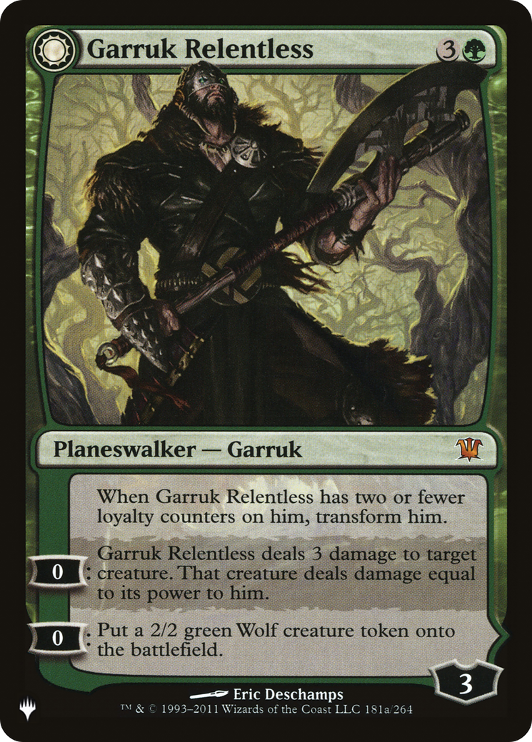 Garruk Relentless // Garruk, the Veil-Cursed [Secret Lair: From Cute to Brute] | North of Exile Games