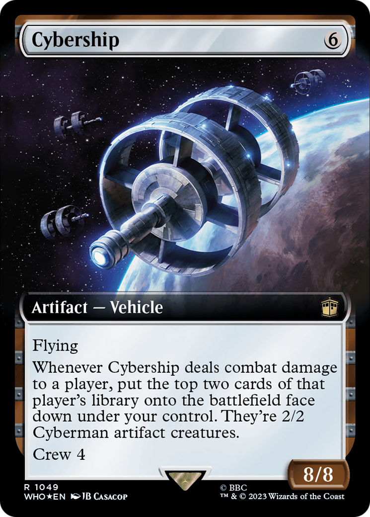 Cybership (Extended Art) (Surge Foil) [Doctor Who] | North of Exile Games