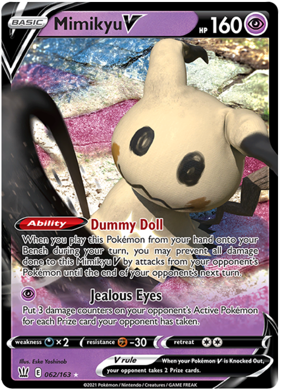 Mimikyu V (062/163) [Sword & Shield: Battle Styles] | North of Exile Games