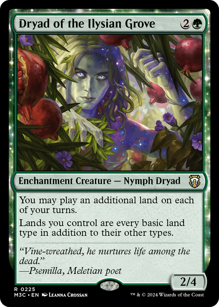 Dryad of the Ilysian Grove (Ripple Foil) [Modern Horizons 3 Commander] | North of Exile Games
