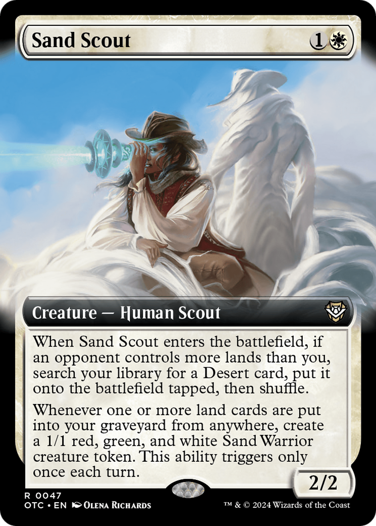 Sand Scout (Extended Art) [Outlaws of Thunder Junction Commander] | North of Exile Games