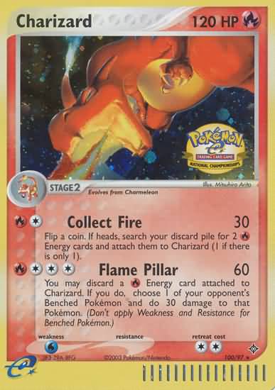 Charizard (100/97) (National Championship 2004) [League & Championship Cards] | North of Exile Games