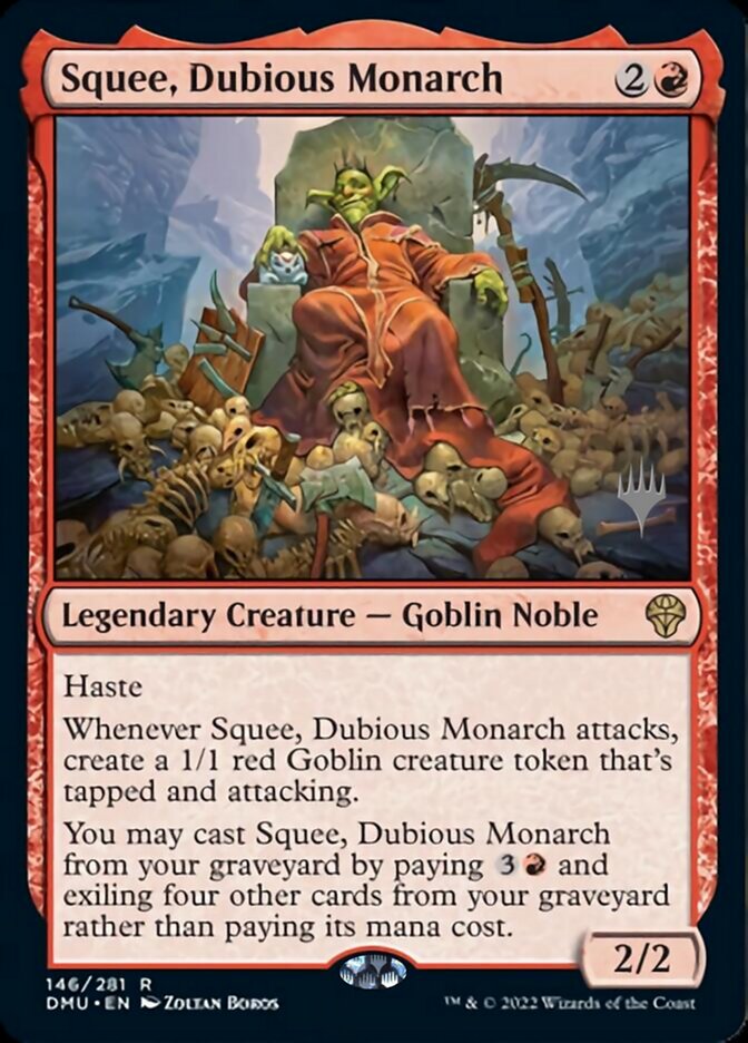 Squee, Dubious Monarch (Promo Pack) [Dominaria United Promos] | North of Exile Games
