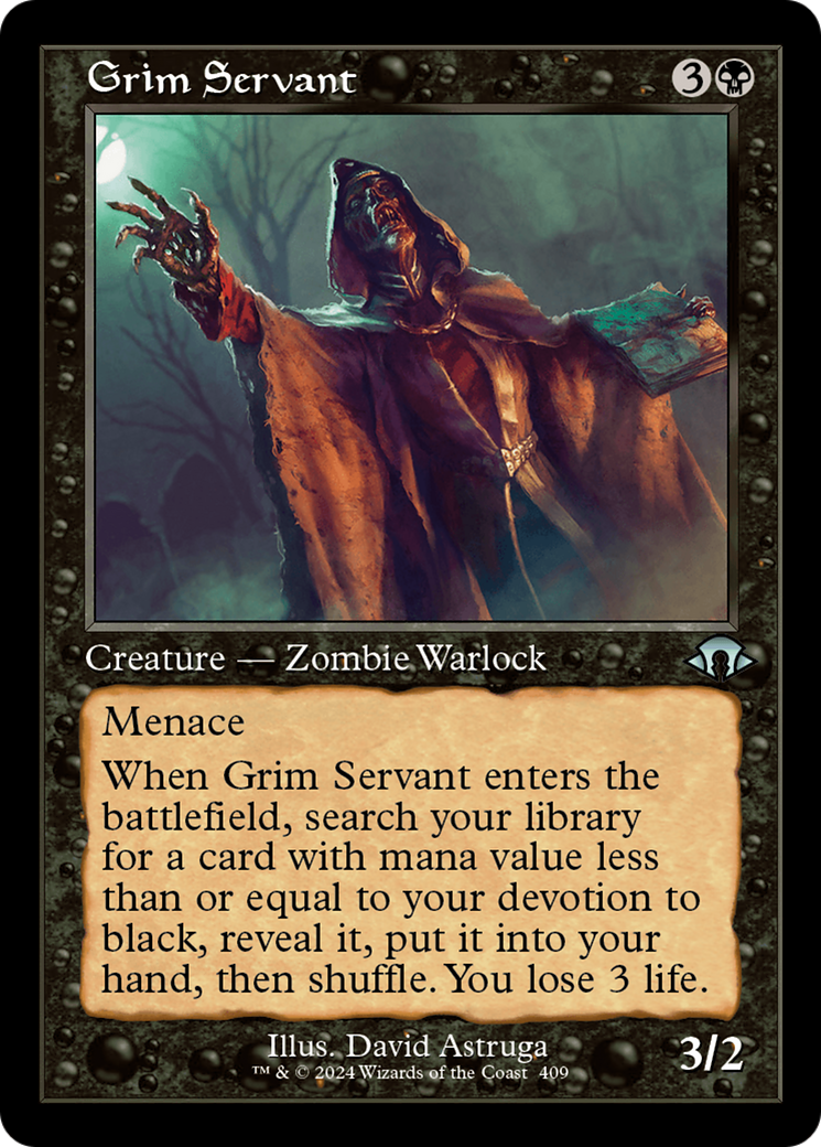 Grim Servant (Retro) [Modern Horizons 3] | North of Exile Games