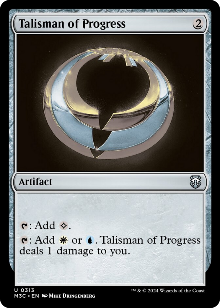 Talisman of Progress (Ripple Foil) [Modern Horizons 3 Commander] | North of Exile Games