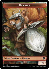Hamster // City's Blessing Double-Sided Token [Bloomburrow Commander Tokens] | North of Exile Games