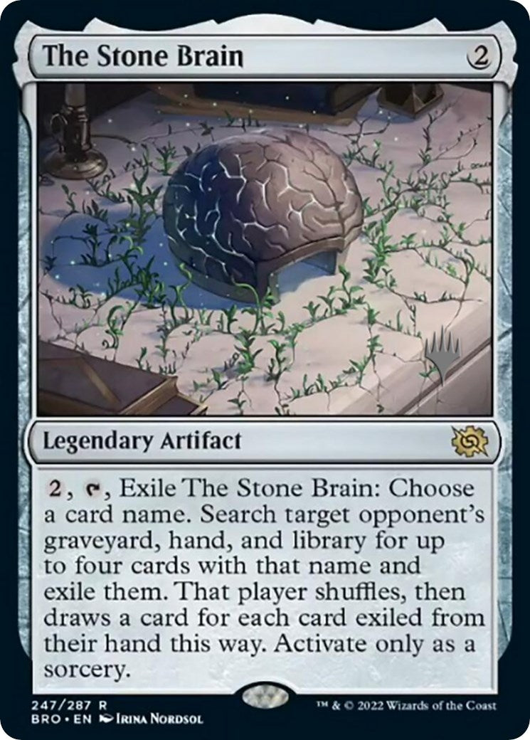 The Stone Brain (Promo Pack) [The Brothers' War Promos] | North of Exile Games