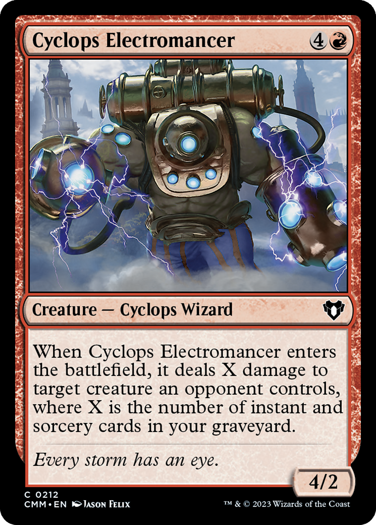 Cyclops Electromancer [Commander Masters] | North of Exile Games