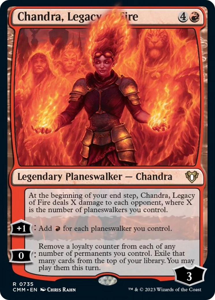 Chandra, Legacy of Fire [Commander Masters] | North of Exile Games
