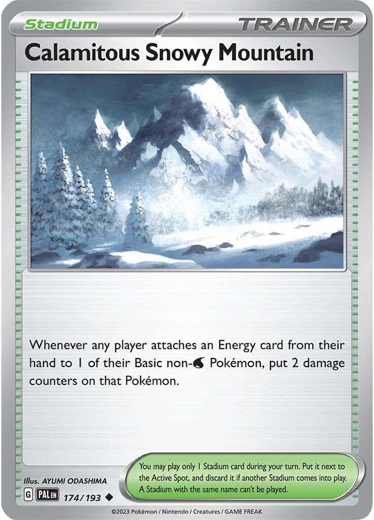 Calamitous Snowy Mountain (174/193) [Scarlet & Violet: Paldea Evolved] | North of Exile Games