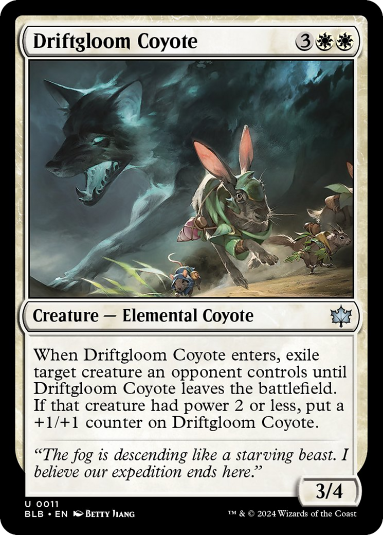 Driftgloom Coyote [Bloomburrow] | North of Exile Games