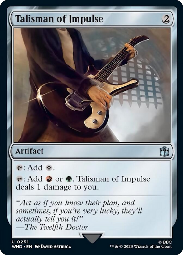 Talisman of Impulse [Doctor Who] | North of Exile Games