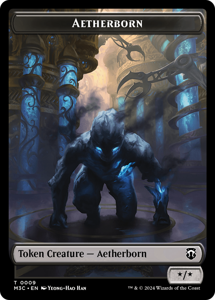 Aetherborn // Servo Double-Sided Token [Modern Horizons 3 Commander Tokens] | North of Exile Games