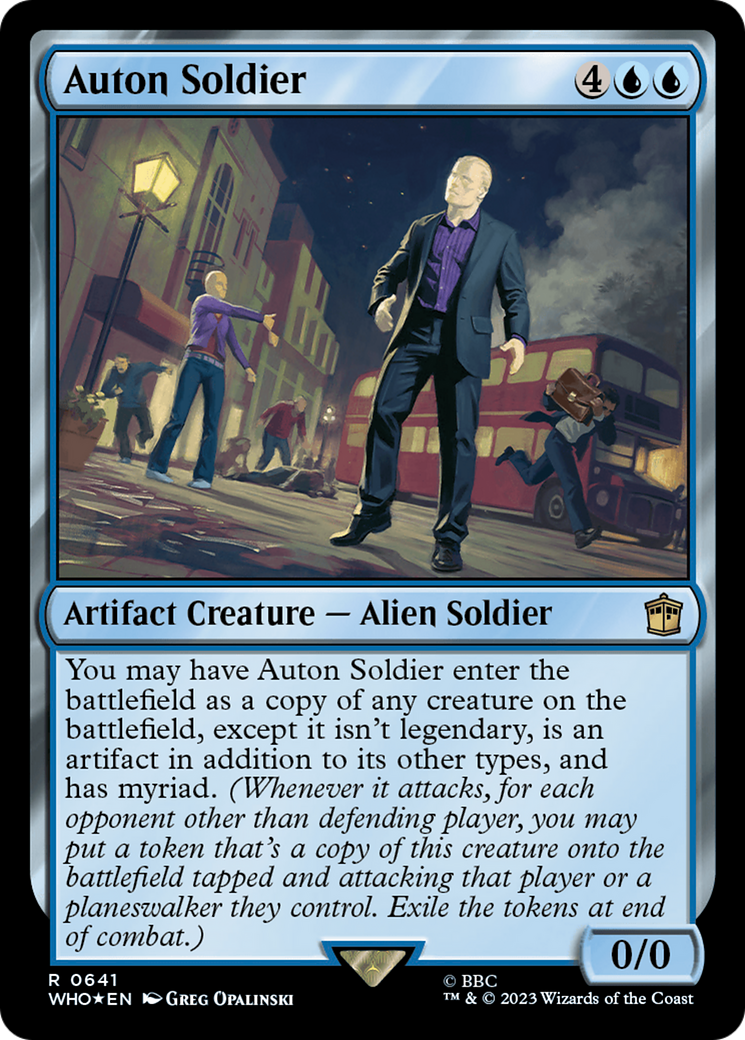 Auton Soldier (Surge Foil) [Doctor Who] | North of Exile Games