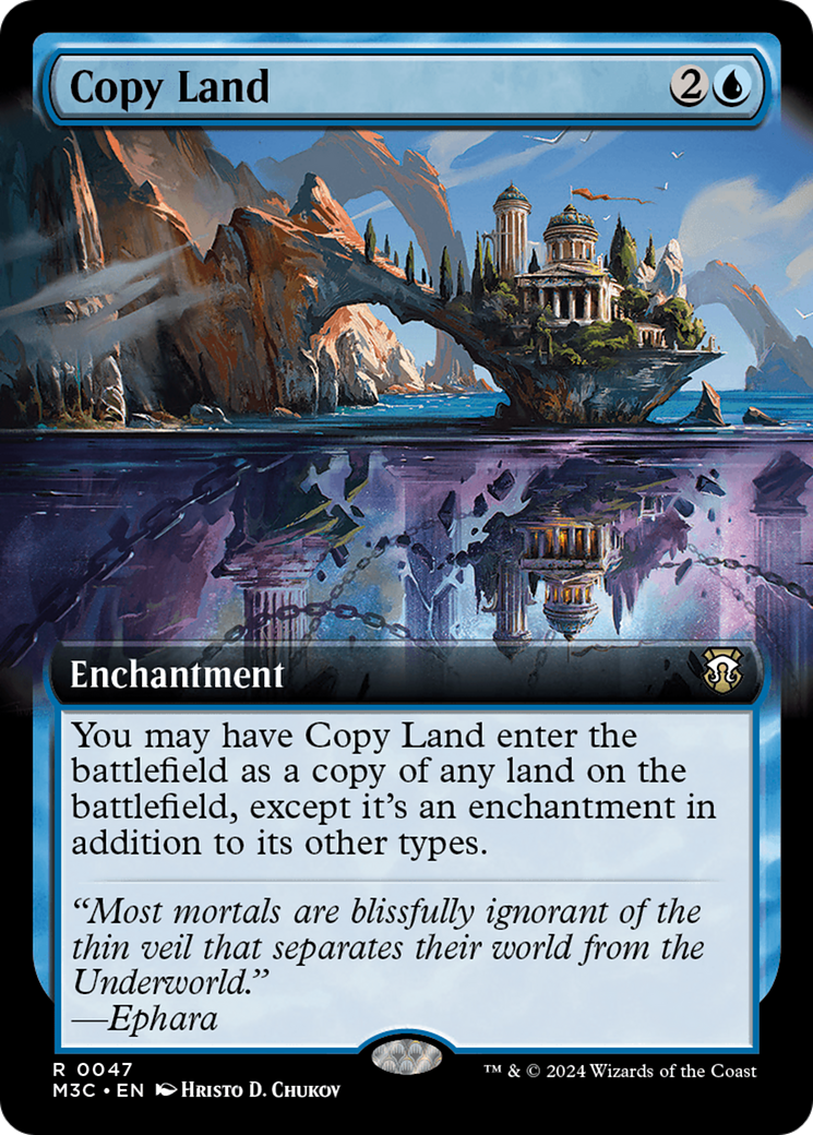 Copy Land (Extended Art) [Modern Horizons 3 Commander] | North of Exile Games