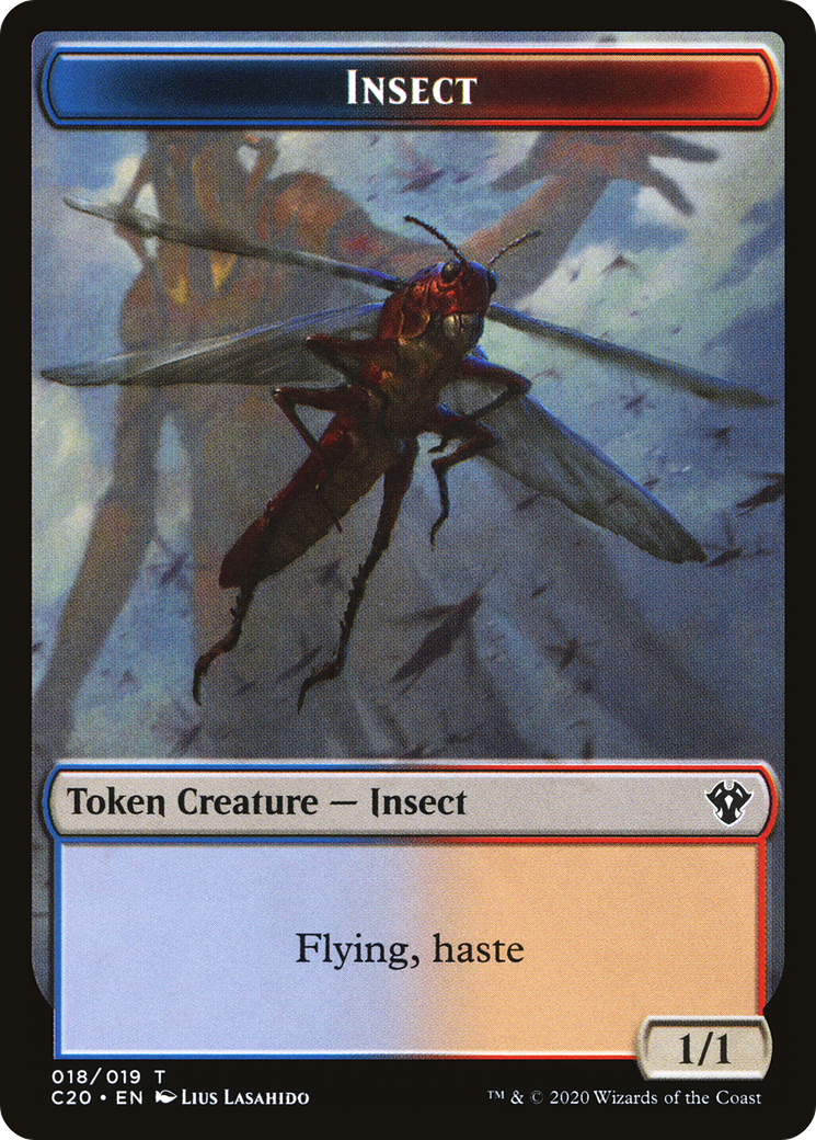 Treasure // Insect Double-Sided Token [Secret Lair: Heads I Win, Tails You Lose Tokens] | North of Exile Games