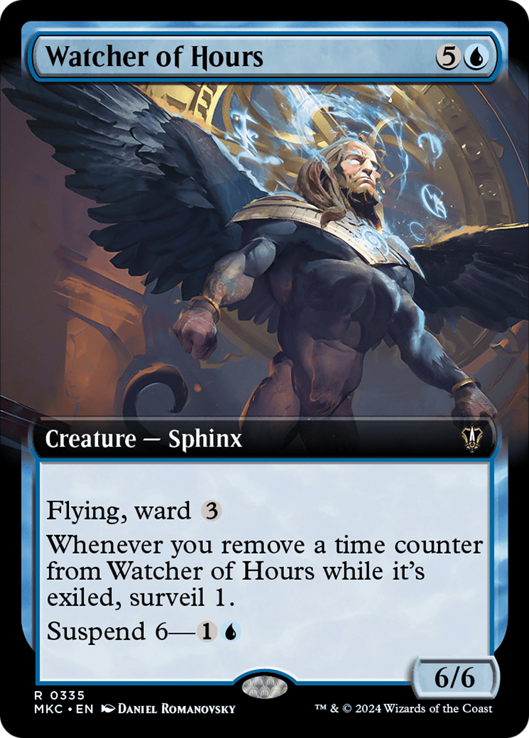 Watcher of Hours (Extended Art) [Murders at Karlov Manor Commander] | North of Exile Games