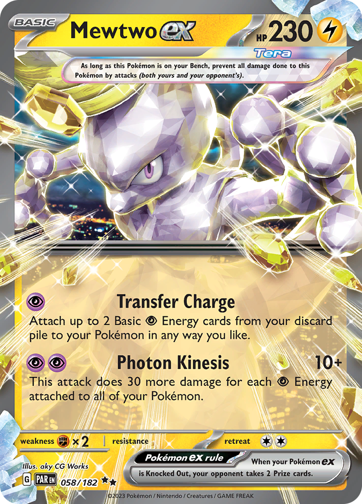 Mewtwo ex (058/182) [Scarlet & Violet: Paradox Rift] | North of Exile Games
