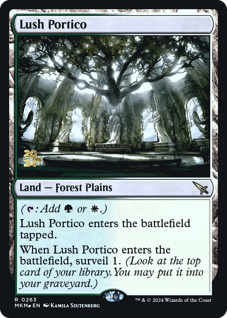 Lush Portico [Murders at Karlov Manor Prerelease Promos] | North of Exile Games